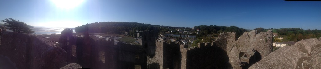 View from Laugharne Castle